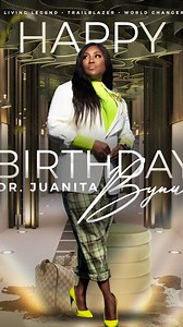 **🚨STAFF POST🚨*** Partners, Friend’s & Friends, Today we honor the extraordinary life of Dr. Juanita Bynum. Through her journey, Dr. Bynum has dedicated herself to uplifting countless souls. Her ministry has crossed borders, her purpose has touched nations, and her legacy continues to inspire generations. This month, we have the joyful privilege of honoring one of God’s chosen generals. Each day, we witness her steadfast dedication and perseverance as she broadens the Kingdom of God across the
