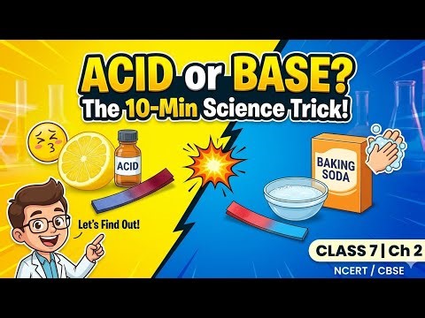 Magic with Science! 🧪 Class 7 Chapter 2: Acids, Bases, and Salts Explained!
