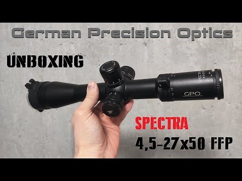 GPO Spectra 4,5-27x50 Zielfernrohr // Unboxing & Ersteindruck
