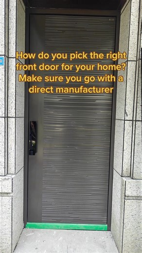 What materials are the most popular for front doors these days?#door #armored door#front door#foryourpage