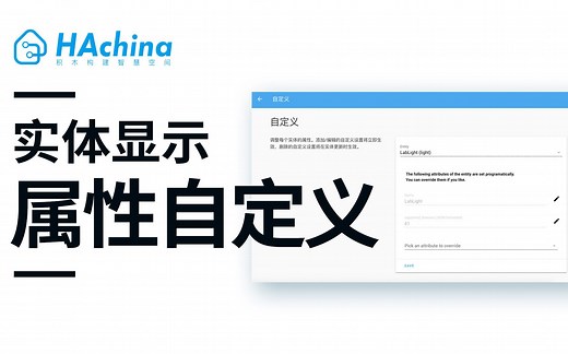 03-4 操作进阶篇 ：实体显示属性自定义【HomeAssistant智能家居实战篇】