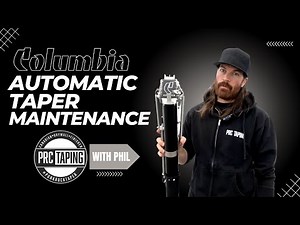 Columbia Automatic Taper Maintenance and Care with Phil from PRC TAPING | Drywall Tools