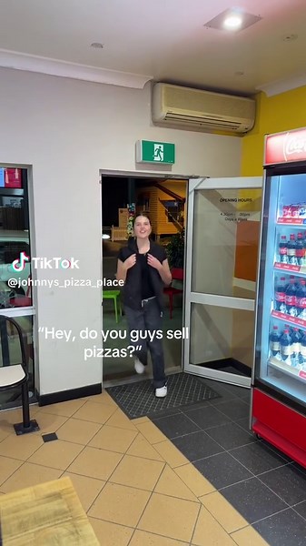 The Gen Z stare. | #fyp #foryou #pizzashop #johnnyspizzaplace #genzstare