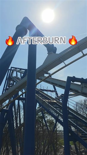 Afterburn ✈️ #Carowinds #rollercoaster #fyp #viral | after burn