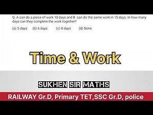 Time & Work Math Tricks (Speed Up Your Calculations!)