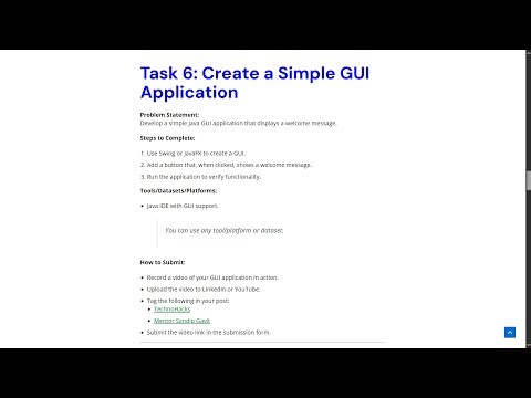 Create a Simple GUI Application