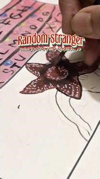 (Random stranger things drawing challenge ) part:02😍✨ #foryou #art #strangerthings