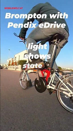 Brompton with Pendix eDrive for folding bikes #Shorts