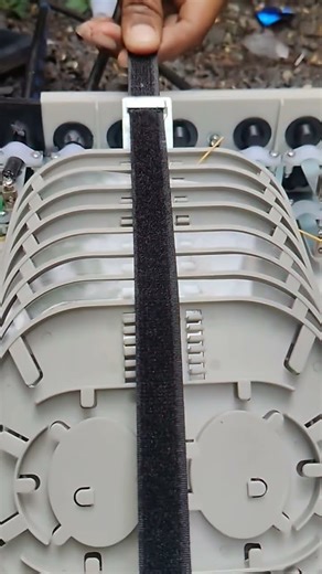 🎥 Fiber Splicing Real Work #shorts #fibersplicing #opticalfiber #internettechnology