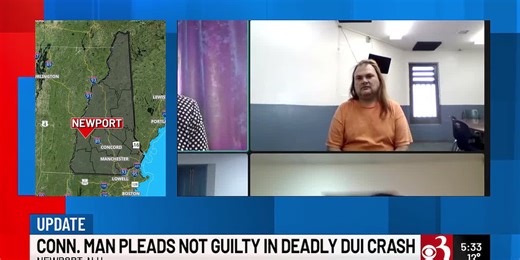 Connecticut man pleads not guilty in fatal New Hampshire DUI crash