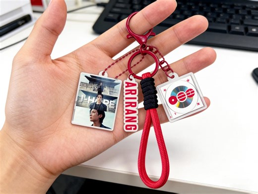 BTS Individual Member Keychain, K-pop Vinyl Record Acrylic Charm, Bangtan Boys Cassette Keyring, ARMY Fan Gift, Cute Key Accessory - Etsy