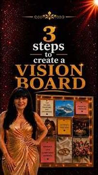 3 Steps on How To Create a Vision Board #shorts #visionboard