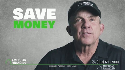 American Financing TV Spot, 'Save Money' Featuring Sean Payton