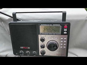An Evening with the C Crane CCRadiosw portable receiver on shortwave and mediumwave