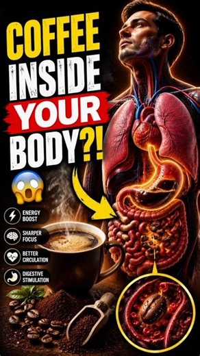 What Happens Inside Your Body When You Drink Coffee? ☕😱 | 3D Medical Animation
