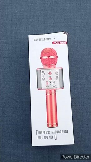 WS-858 Wireless karaoke microphone with recording | Unboxing and Review #shorts