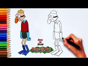 How to draw Barnacle Boy | Mermaid Man and Barnacle Boy Drawing | Drawing tutorials