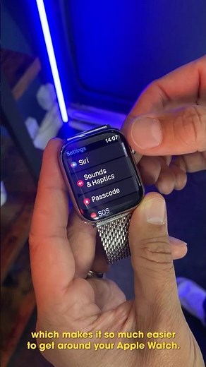 How to INCREASE Apple Watch Text Size 🔍