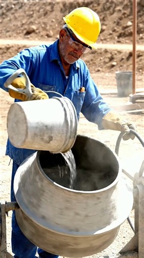 ready mix concrete mixing concept concrete mix machine machinery #shortvideo #mix #concert