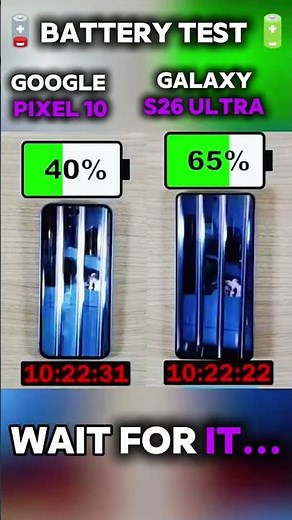 💥🚀GOOGLE PIXEL 10 PRO VS SAMSUNG GALAXY S26 ULTRA BATTERY TEST 🪫🤯