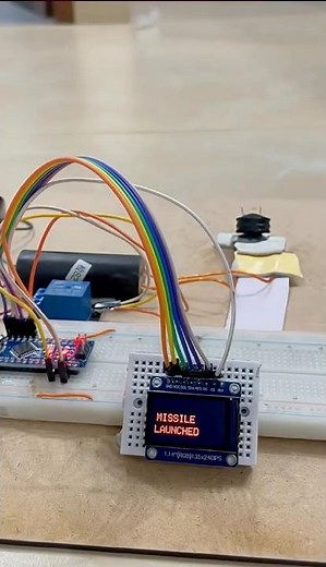 This Arduino Countdown Has a Shocking Ending! 😱⚡ #electronics #arduino #stem #experiment
