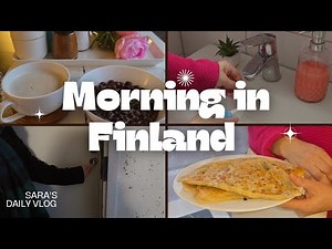 My Morning in Finland: Simple Breakfast, Walking & Afghan Bolani Recipe