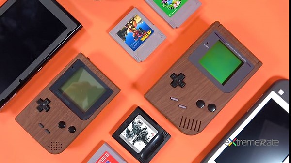 eXtremeRate Scarlet Red Custom Full Housing Cover for Gameboy Pocket, Soft Touch GBP Replacement Shell for Game Boy Pocket w/Screen Lens & Buttons Kit - Handheld Game Console NOT Included