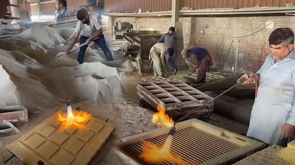 Biggest Iron Casting Process Making Crushing Plates