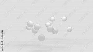 Science Molecule, Molecular DNA Model Structure. 3D render molecular bonds on a gray background.