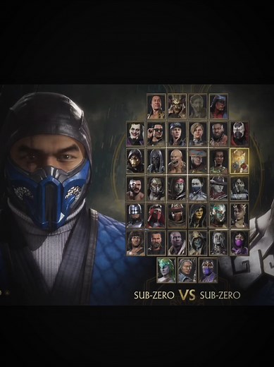 Grand Master Subzero Evolution in Mortal Kombat Games