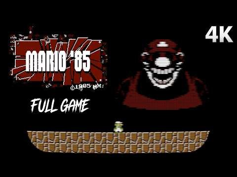 Mario'85 | FULL HORROR GAME | Gameplay 【4K】 No Commentary