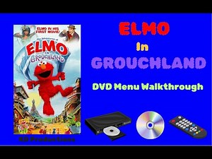 THE ADVENTURES OF ELMO IN GROUCHLAND DVD Menu Walkthrough.