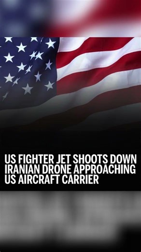 US F‑35C SHOOTS DOWN IRANIAN DRONE Near Aircraft Carrier 🚀🔥
