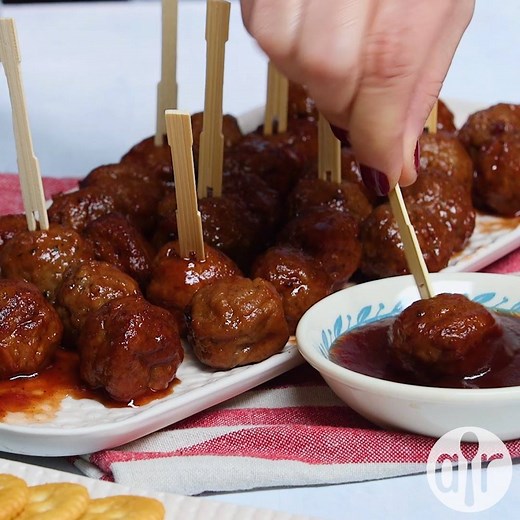 "My number one favorite recipe! Everyone raves about them whenever I bring them. Making them for a potluck tomorrow due to coworkers asking “are you bringing those meatballs again?” Grape Jelly Meatballs: https://trib.al/MVIGygW | Allrecipes