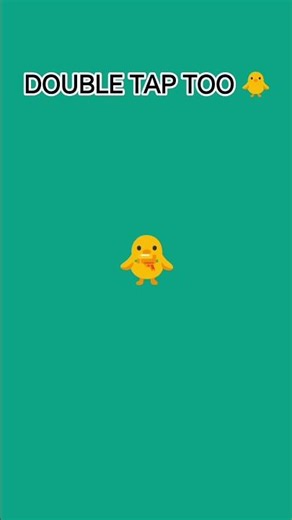 DOUBLE TAP 🐥#tutorial #viral