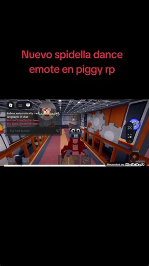 nuevo spidella dance emote en piggy rp! #edit #roblox #piggyroleplay #shorts