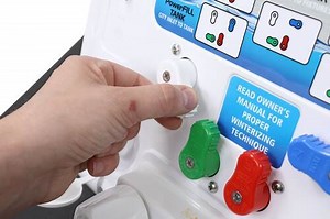 B&B Nautilus P3 RV Water Control Panel - 10" Tall x 15" Wide - Polar White B and B Molders Smart RV