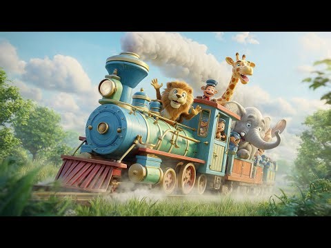 🚂 The Choo Choo Zoo! 🦁 Fun Animal Train Song for Kids | Nursery Rhymes