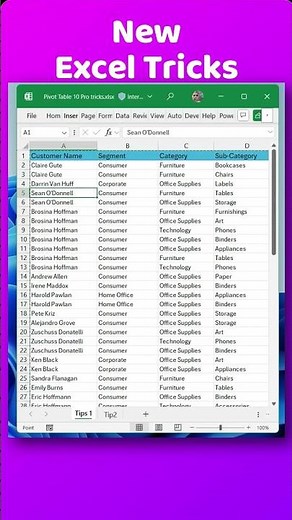 How to create pivot table in Excel Shorts