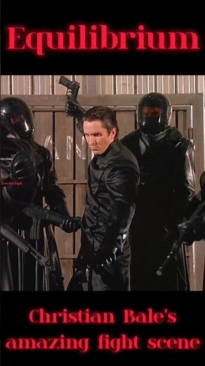 Christian Bale's amazing fight scene | Equilibrium #actionmovies #scifimovies #fightscene #cinematic