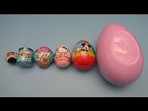 Surprise Eggs Learn Sizes from Smallest to Biggest! Opening Eggs with Toys, Candy and Fun! Part 33