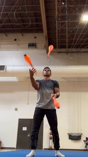 Brennan Mejia on Instagram: "Learn to juggle, it’s fun 😎 #juggle #circus #acrobat"