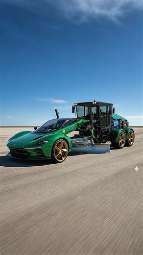 When Cars Meet Construction: Ultimate Vehicle Mashups! 🤯 #supercars #automobile #edit