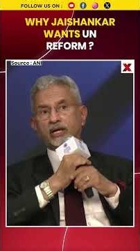 #watch | S.Jaishankar Takes On The UN With A Common-Sense Lesson #shorts