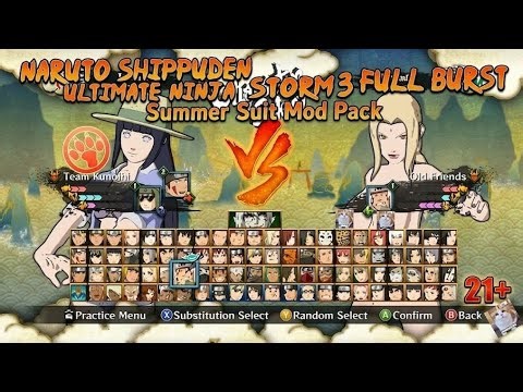 NEW MOD PACK!! SUMMER SUIT VERSION (21+) - NARUTO STORM 3