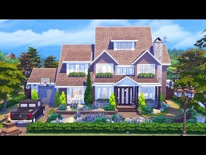 Rustic Outlook || The Sims 4 Family Home - Speed Build