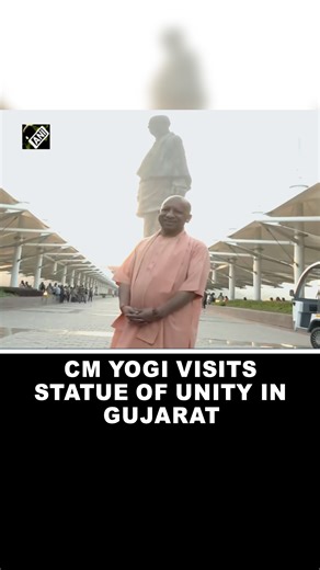 7.9K views · 396 reactions | UP CM Yogi Adityanath pays tribute to Sardar Vallabhbhai Patel at Statue Of Unity in Gujarat #YogiAdityanath #SardarPatel #StatueOfUnity #GujaratNews #TributeCeremony #IndianPolitics | Asian News International (ANI) | Facebook