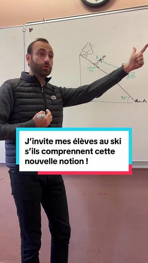 Invitation au ski pour mes élèves en maths
