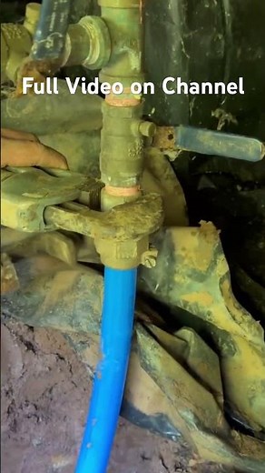 How to Install Water Line #plumbing #diy #home #for you #shorts