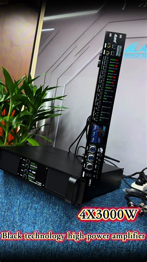 High-Power 4X1800W Amplifier for Audio Enthusiasts